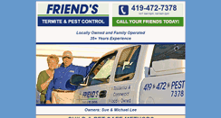 Desktop Screenshot of friendspest.com